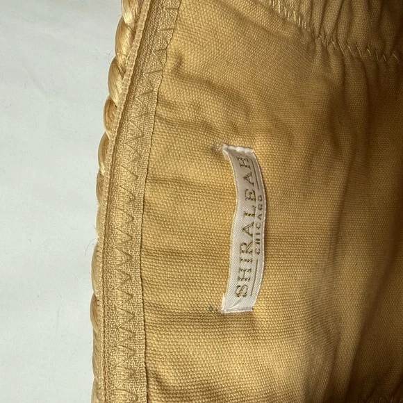 Shiraleah Woven Straw Clutch with Colorful Pom-Pom Accent - Picture 3 of 8